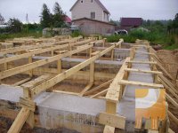 Строительство дома фундамента